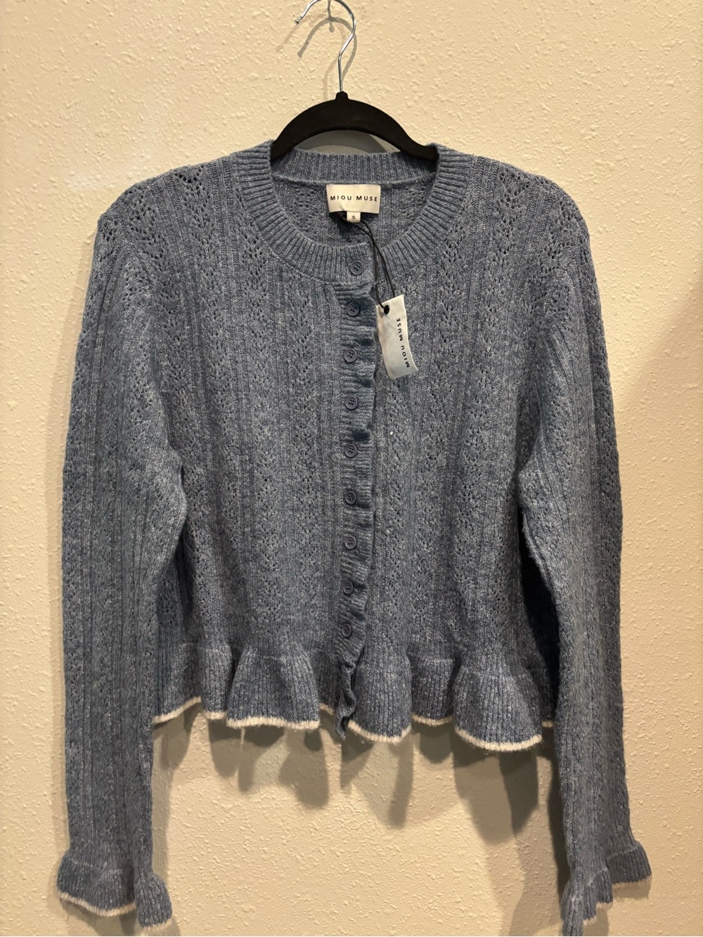 Miou Muse feminine sweater small NWT